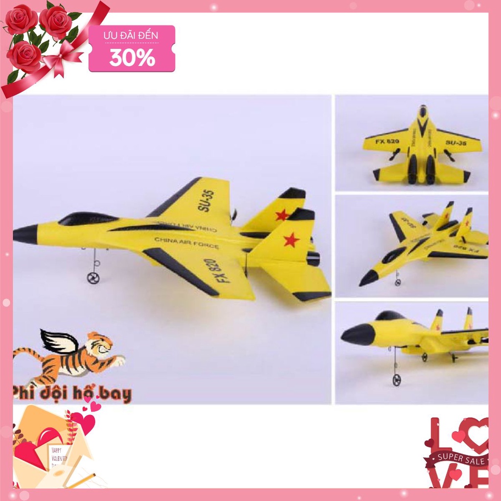 Máy Bay Điều Khiển Từ Xa Su 35-FX820 (Tặng oto)