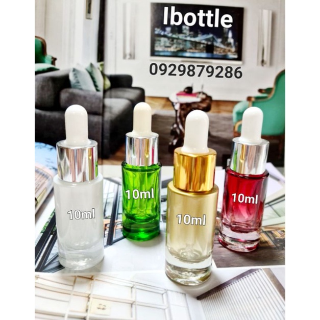 Chai lọ sang chiết mỹ phẩm -Chai thủy tinh ombre 10ml
