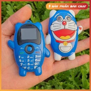 Điện Thoại mini con gấu Đẹp Lạ Hình Đô Rê Mon K8 có 2 sim 2 sóng có Bluetooth thay đôi giọng nói