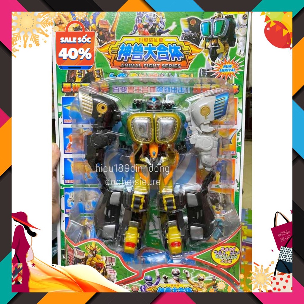 ( Tặng ô tô chibi) Lắp ráp siêu nhân gao tinh tinh gao king gao muscle (ảnh thật)