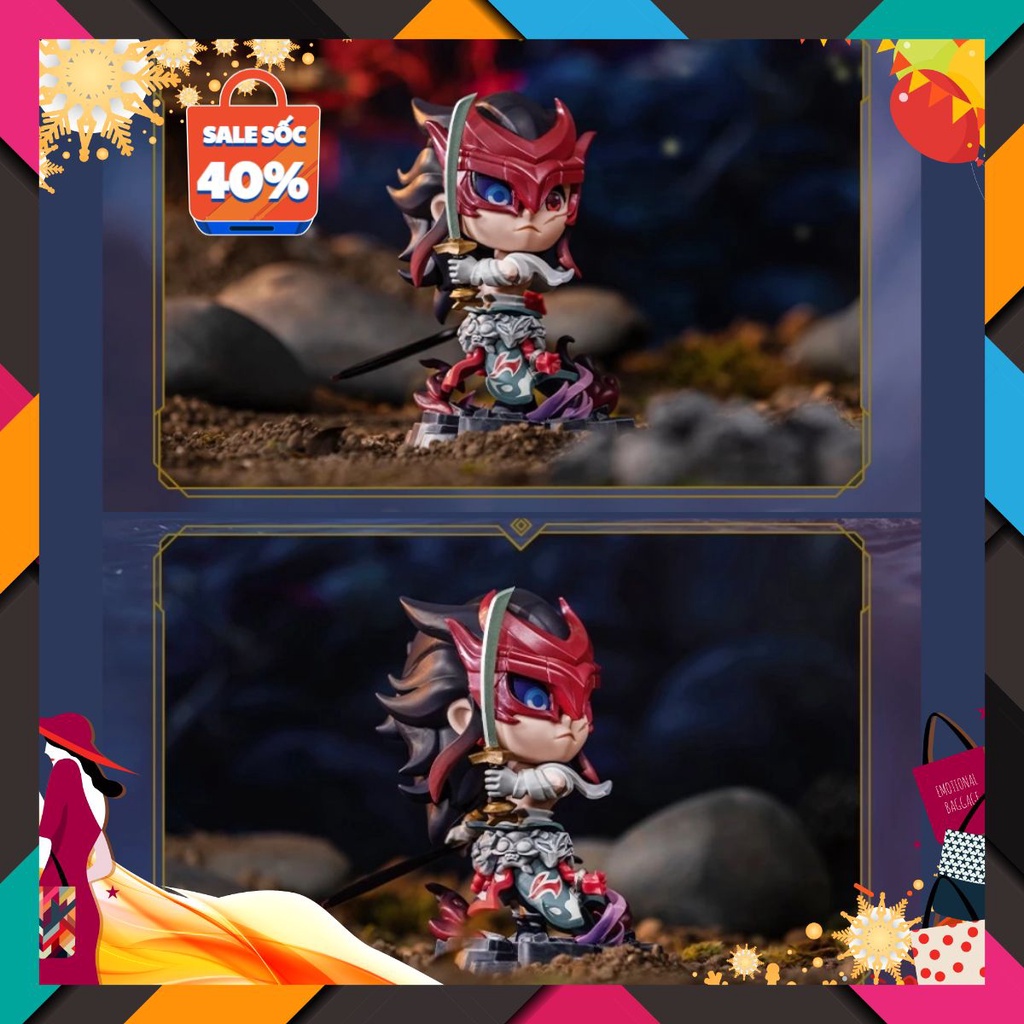Mô hình LoL Yone - The Unforgotten 13cm - Yone Figure Chibi - Mô hình LMHT chính hãng Riot Games