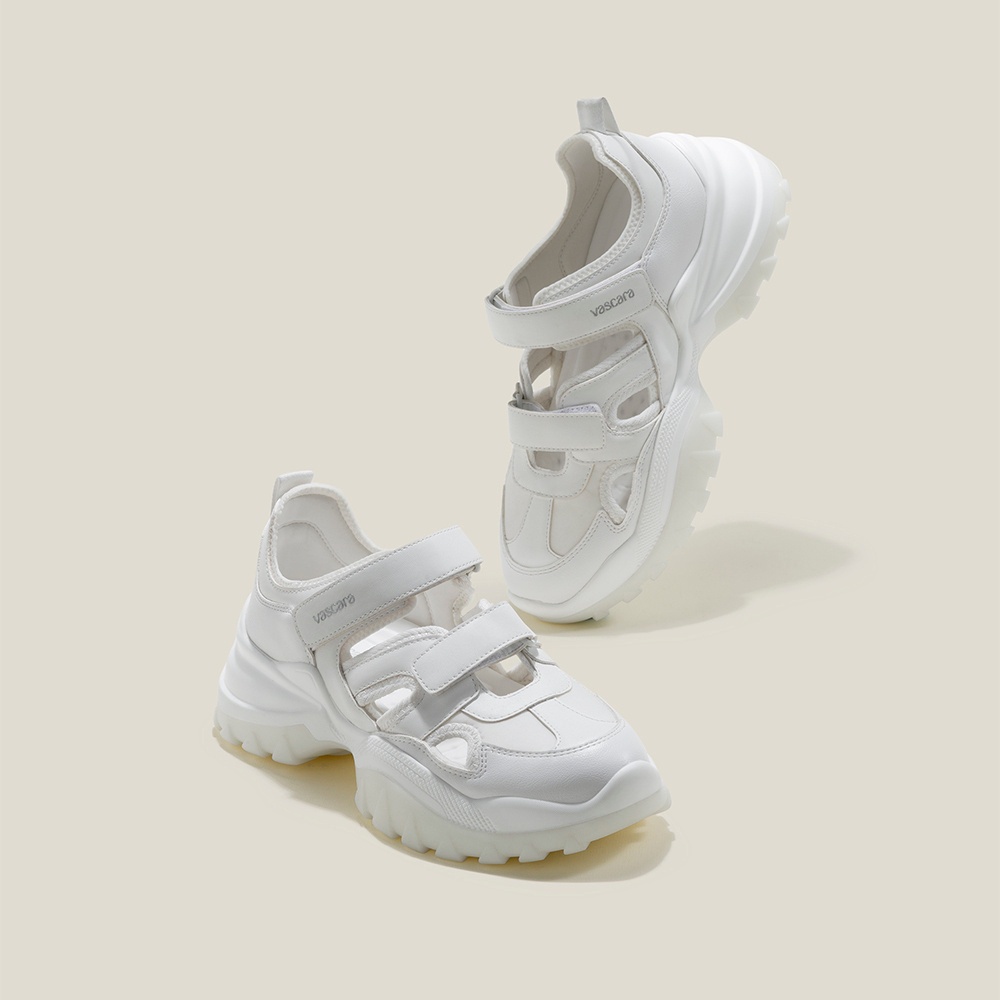 Vascara Giày Sneaker Quai Cut-Out Phối Đế Chunky SNK 0063