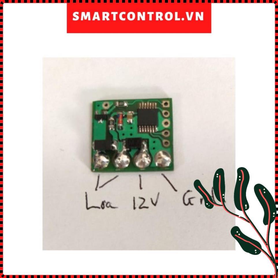 Mạch còi hú tiếng chó sủa - Điều khiển thông minh