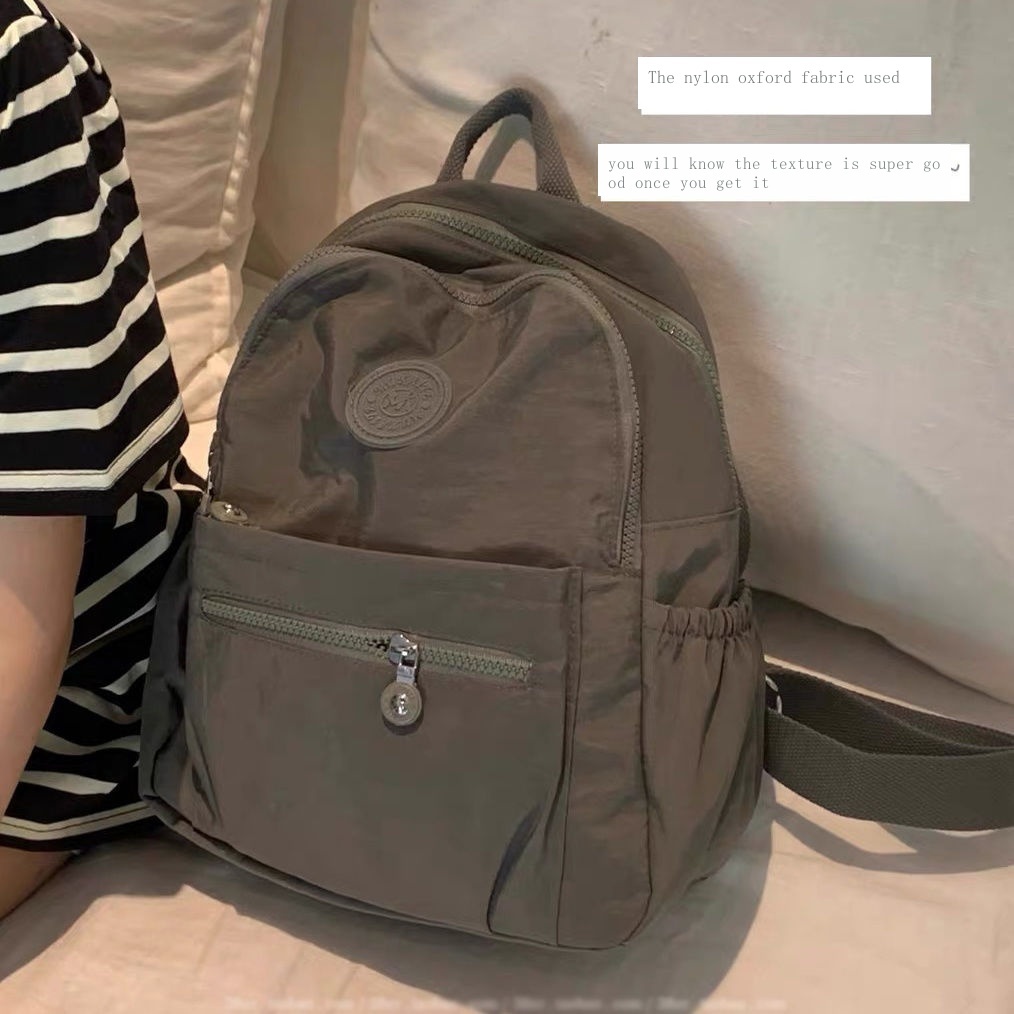 Máy Ép Trái Cây Nhỏ 3 Chân!! Ba Lô Đi Học mini Chất Liệu nylon Chống Thấm Nước Phong Cách Hàn Quốc