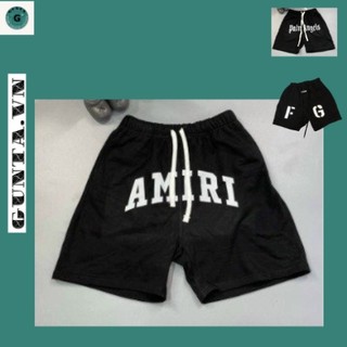  Quần short  amiri unisex nam nữ chất da cá cao cấp phong cách thể thao mặc thoáng mát. 