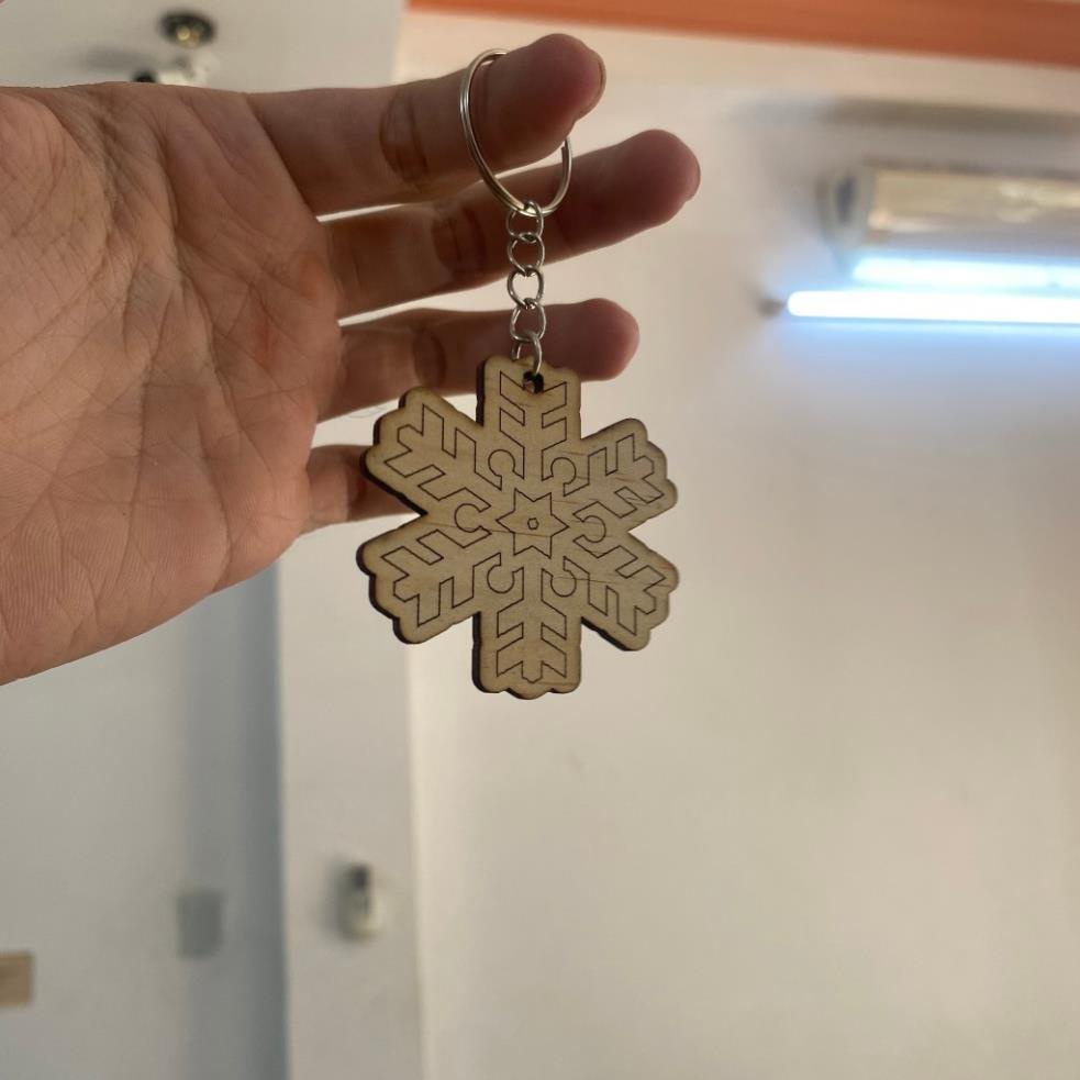 - Móc khóa dành cho mùa Noel - Hình bông tuyết