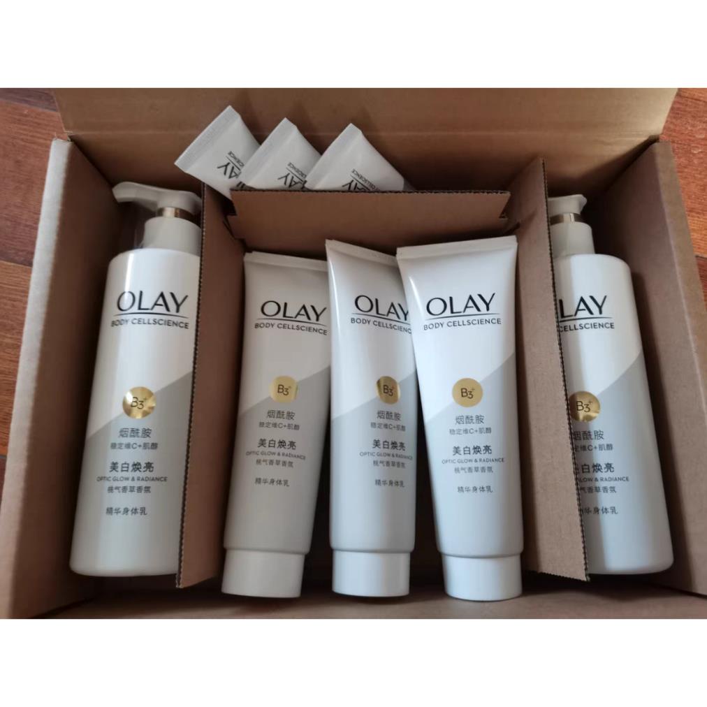 Sữa dưỡng thể siêu trắng da OLAY B3+ Optic Glow 250ml