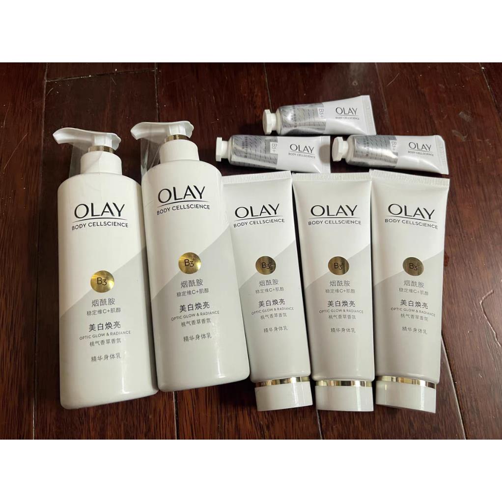 Sữa dưỡng thể siêu trắng da OLAY B3+ Optic Glow 250ml