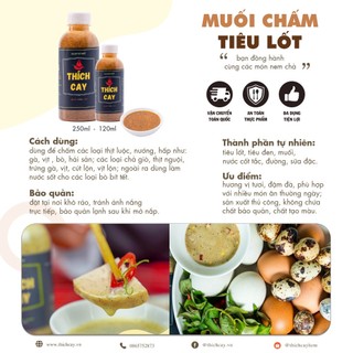 Combo 5 chai nước chấm thủ công chọn lọc Thích Cay 250ml