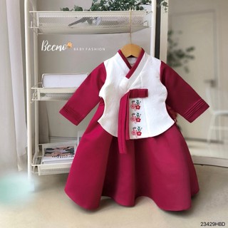 Set Hanbook Beemo thêu hoa BG size 80-130