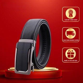 Thắt Lưng Nam Da Bò Thật Khóa Tự Động Cao Cấp Sang Trọng - TL22