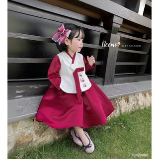 Set Hanbook Beemo thêu hoa BG size 80-130