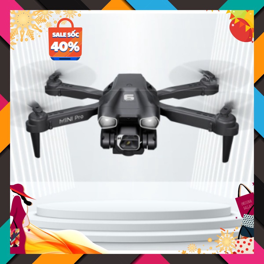 Flycam giá rẻ H66 Pro camera kép 4K, Máy bay mini điều khiển từ xa dung lượng pin lớn SKYTEK