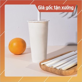   TÚI 100 ỐNG  Ống hút giấy Trắng Các Size Dùng Để Uống Nước Trà Sữa Hàng cao cấp thân thiện 