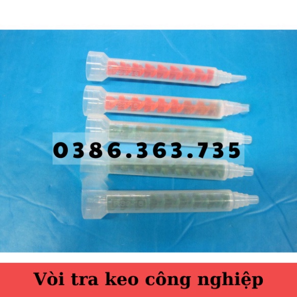 Ống Trộn Động RS9-16 Ống Trộn Động Màu Đỏ Xanh Lá Cây Ống Trộn Động Abgel Đầu Trộn Epoxy Thanh Trộn