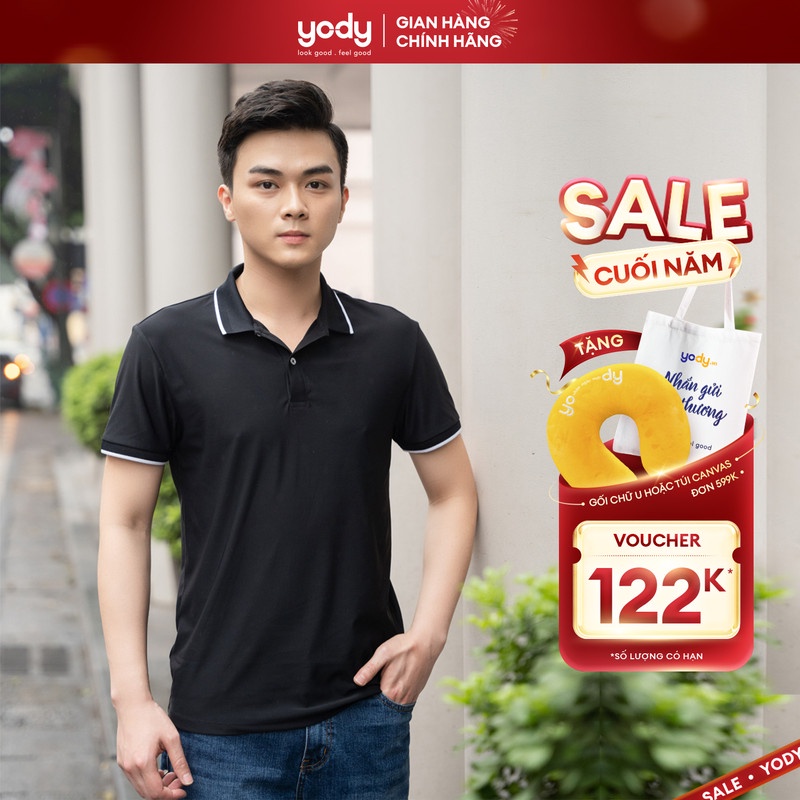Áo Polo Nam YODY Sport Airycool Giữ Form Thoáng Mát Thấm Hút Tốt APM5083