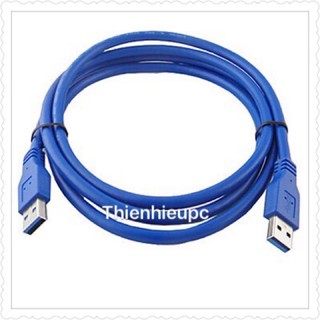 Cáp usb link 2 đầu đực cao cấp. dùng cho tv box android, quạt làm mát laptop, hdd box vào laptop, pc...