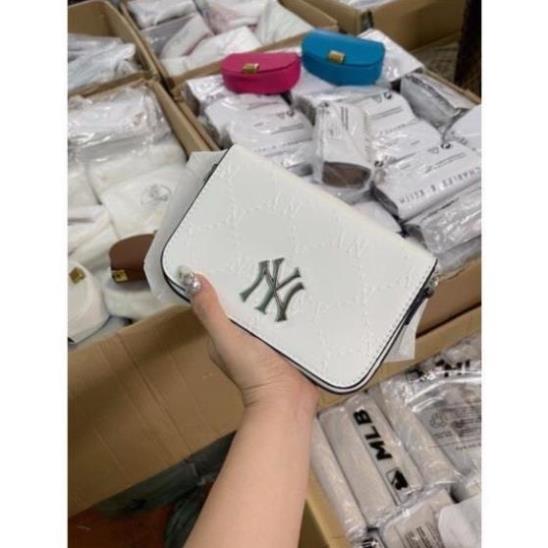Túi xách nữ túi ML.B N.Y đeo chéo dập chìm dây bản to size 19cm TX59