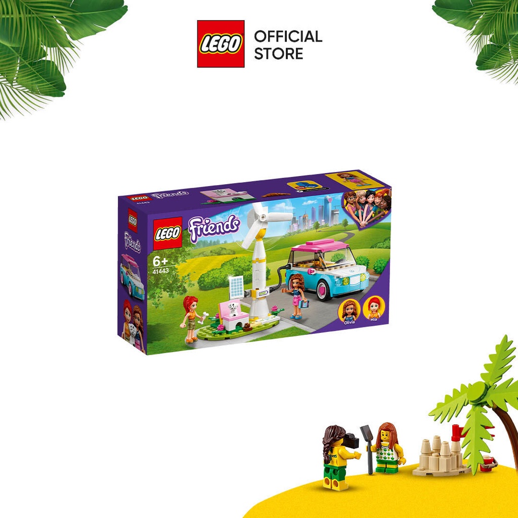 LEGO FRIENDS 41443 Ô Tô Điện Sành Điệu Của Olivia ( 183 Chi tiết) Đồ chơi lắp ráp cho bé gái