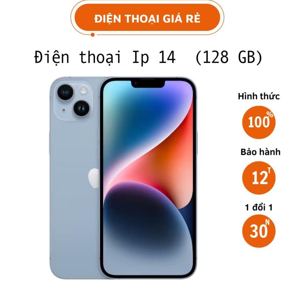 Điện thoại I|p 14 Bản l/la 128gb- Hàng chuẩn Chính hãng nguyên zin- Tặng kèm Phụ kiện- BH 12 tháng Q1