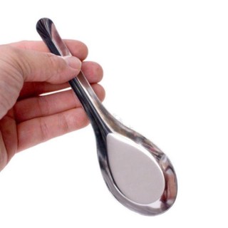 Set 10 Thìa Inox cao cấp hoa sen - Muỗng thìa ăn cơm ăn phở cao cấp không gỉ sáng bóng
