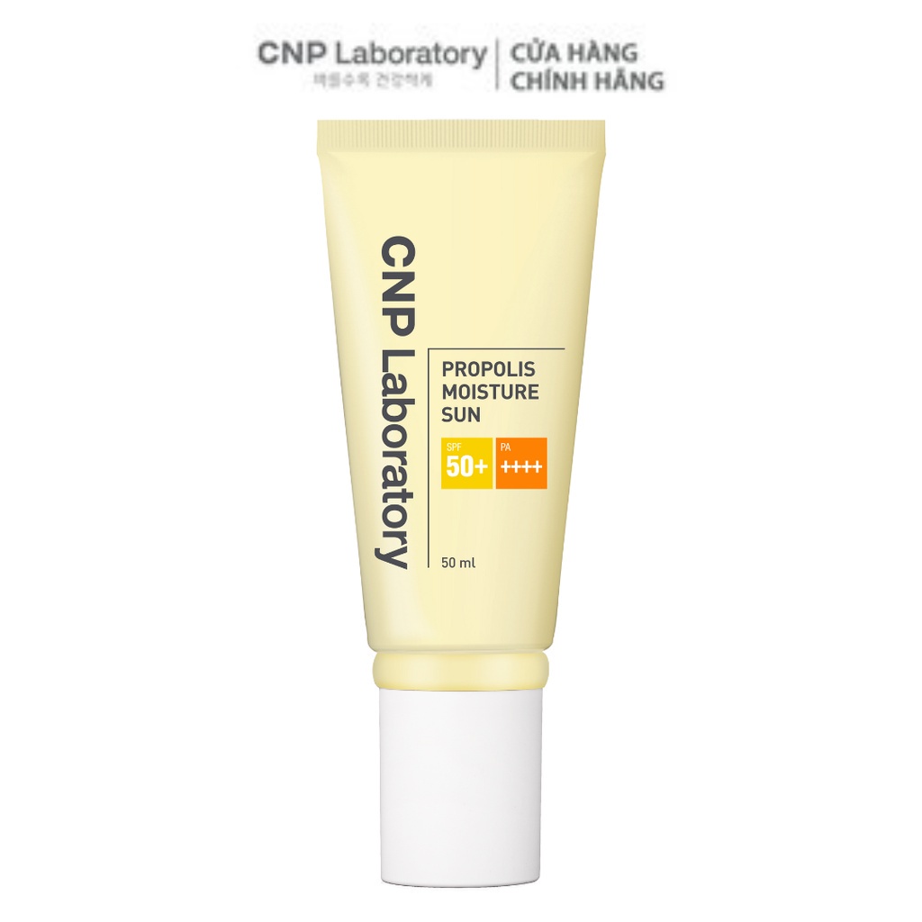 Kem chống nắng keo ong cấp ẩm cho da hỗn hợp thiên khô CNP Propolis Moisture Sun 50ml