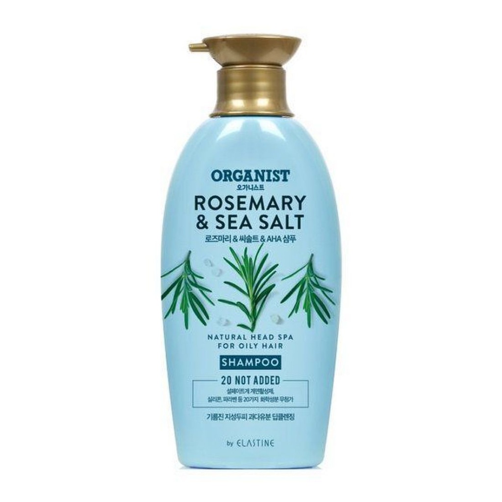 Dầu gội thuần chay Organist Rosemary & Sea salt 500ml