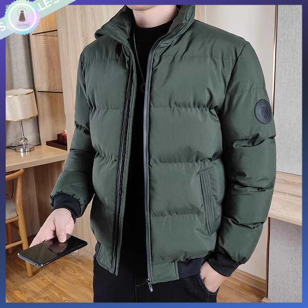 Áo phao nam hàn quốc áo phao nam quảng châu Áo lông vũ nam Semir áo bông giữ ấm dày dặn mùa thu đông áo bánh mì thường ngày áo bông chống gió chống lạnh áo khoác thời trang