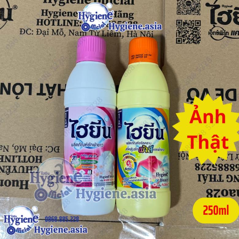 Thuốc tẩy mốc quần áo trắng màu Hygiene Thái Lan 250ml Siêu Sạch Không Gây