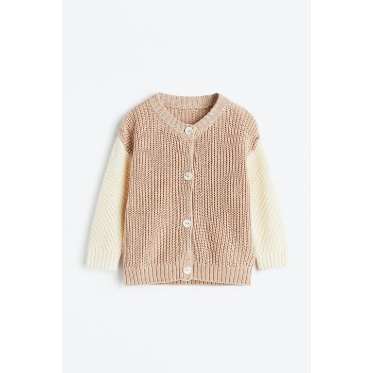 Cardigan nâu 1111406002 HM H&M_hàng chính