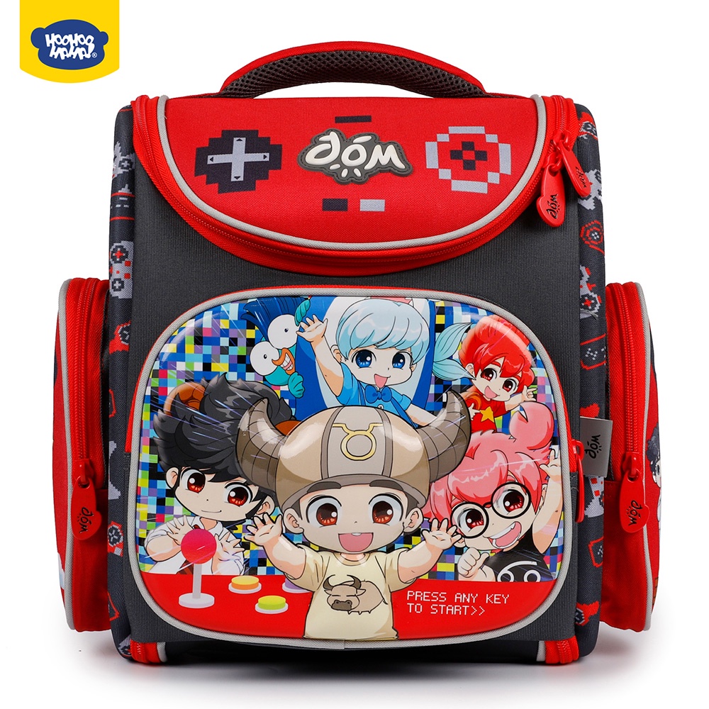 Balo Chống Gù Lớp Học Mật Ngữ Đóm Energetic Red