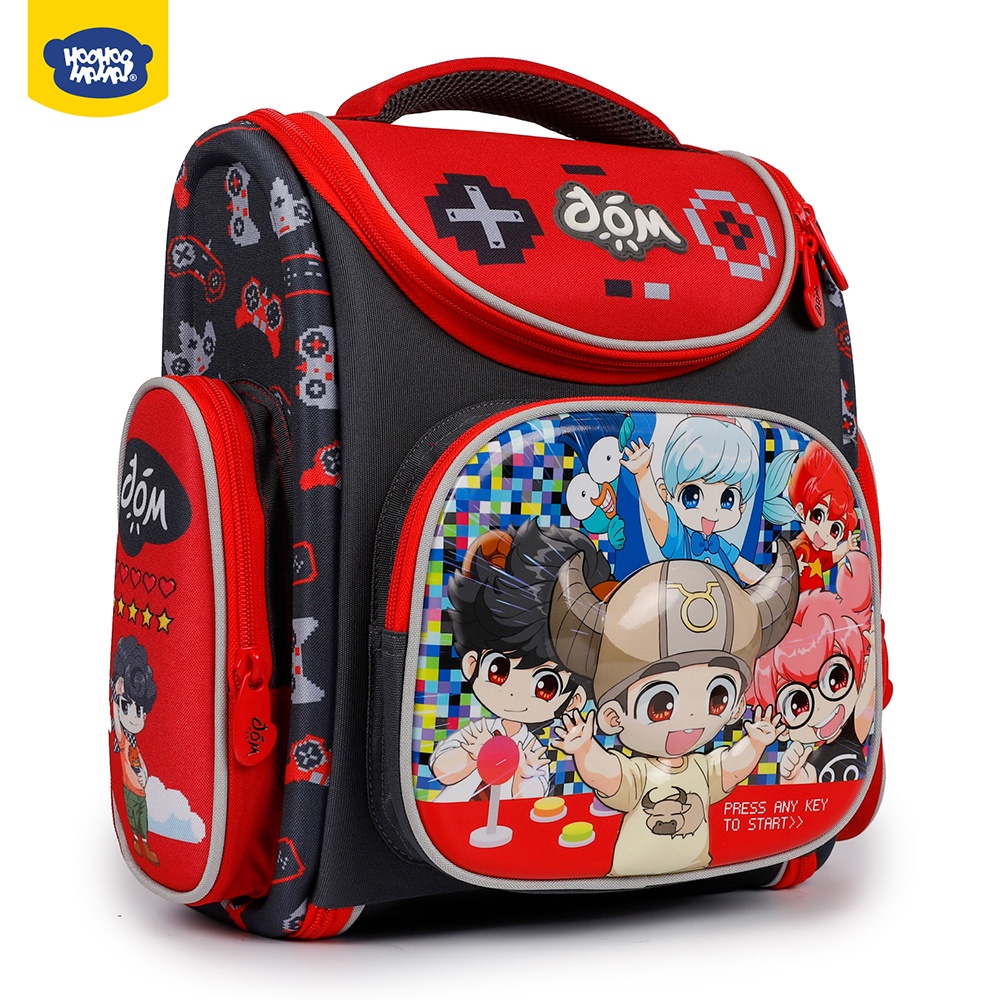 Balo Chống Gù Lớp Học Mật Ngữ Đóm Energetic Red