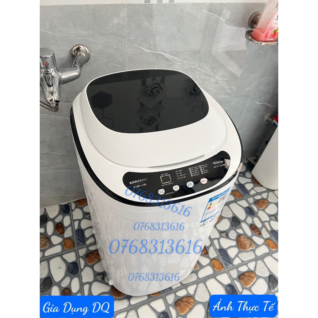 Máy giặt mini KAWASAKI PVL tự động 100% -giặt vắt giặt sấy khô khử khuẩn bằng tia UV Bản cao cấp bảo hành 3 năm