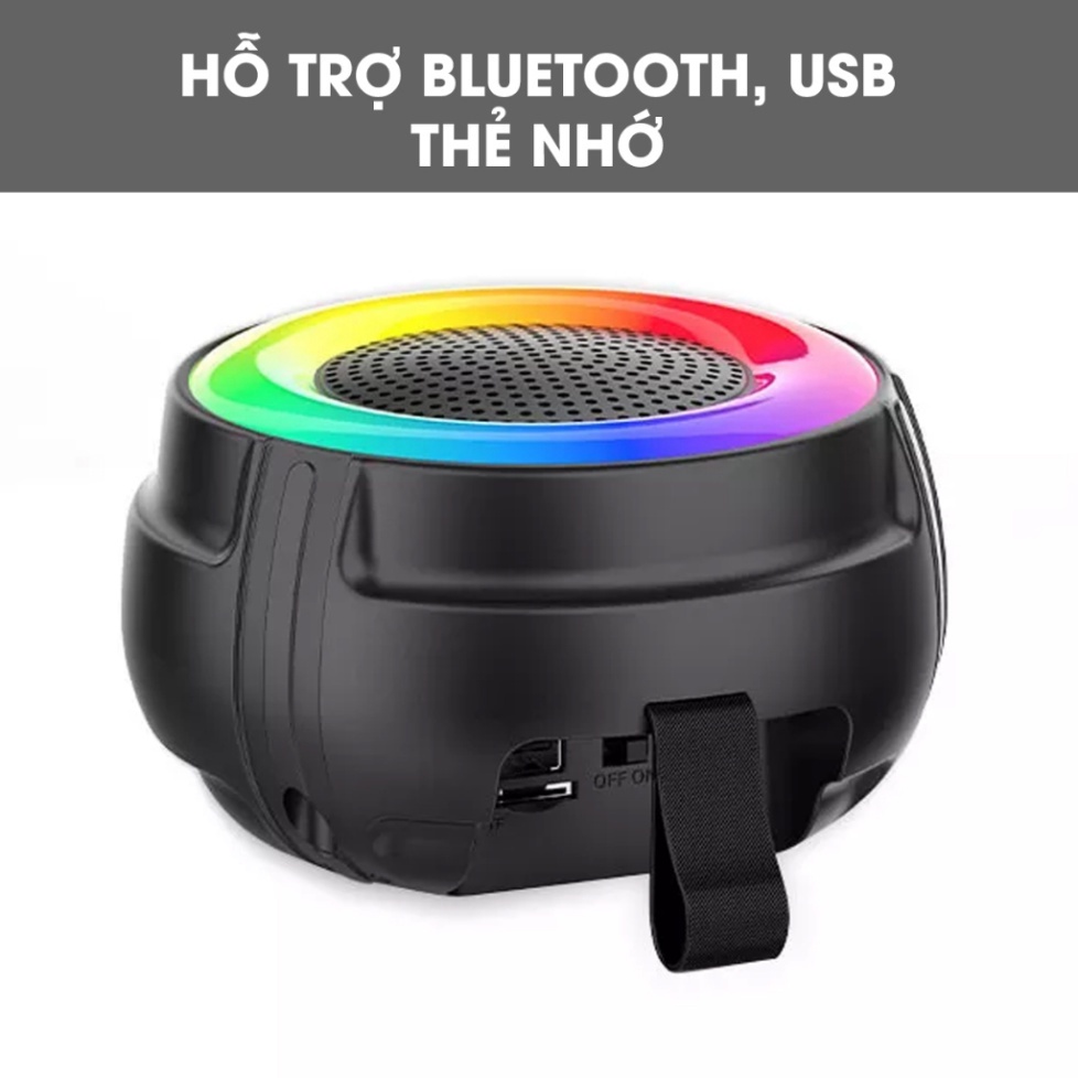 Loa Bluetooth Mini Treo Xe Đạp Tiện Lợi Âm Thanh Lớn Bass Tốt Pin 4h Bảo Hành Đổi Mới Chính Hãng