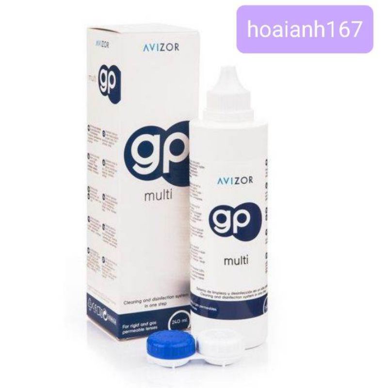 [Combo 3 chai] Combo 3 chai dung dịch ngâm kính GP multi 240ml