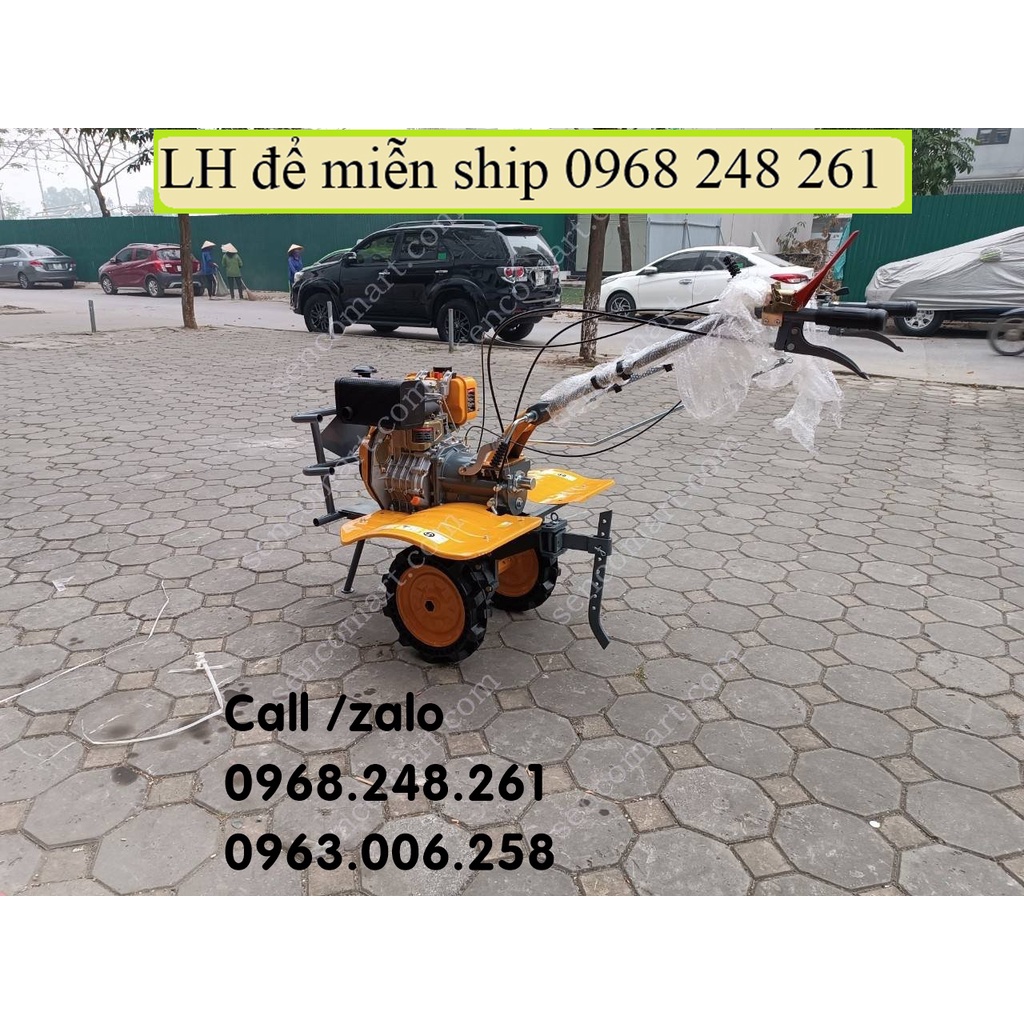 Máy cày mini, máy xới đất chạy dầu TARO 178 F, hàng chất lượng cao