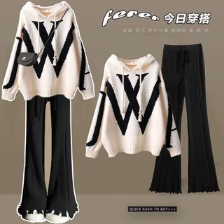 ♥♥♥áo sweater dệt kim hai mảnh dáng rộng phong cách hàn quốc thời trang mùa đông hàng mới 2022♥12.1