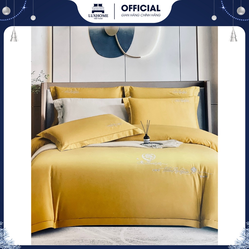 Trọn Bộ Chăn Ga Gối Sateen 120S Siêu Bền, Chất Vải Cotton Dày Dặn, Mềm Thoáng Mát, Màu Sắc Tinh Tế, Hài Hòa