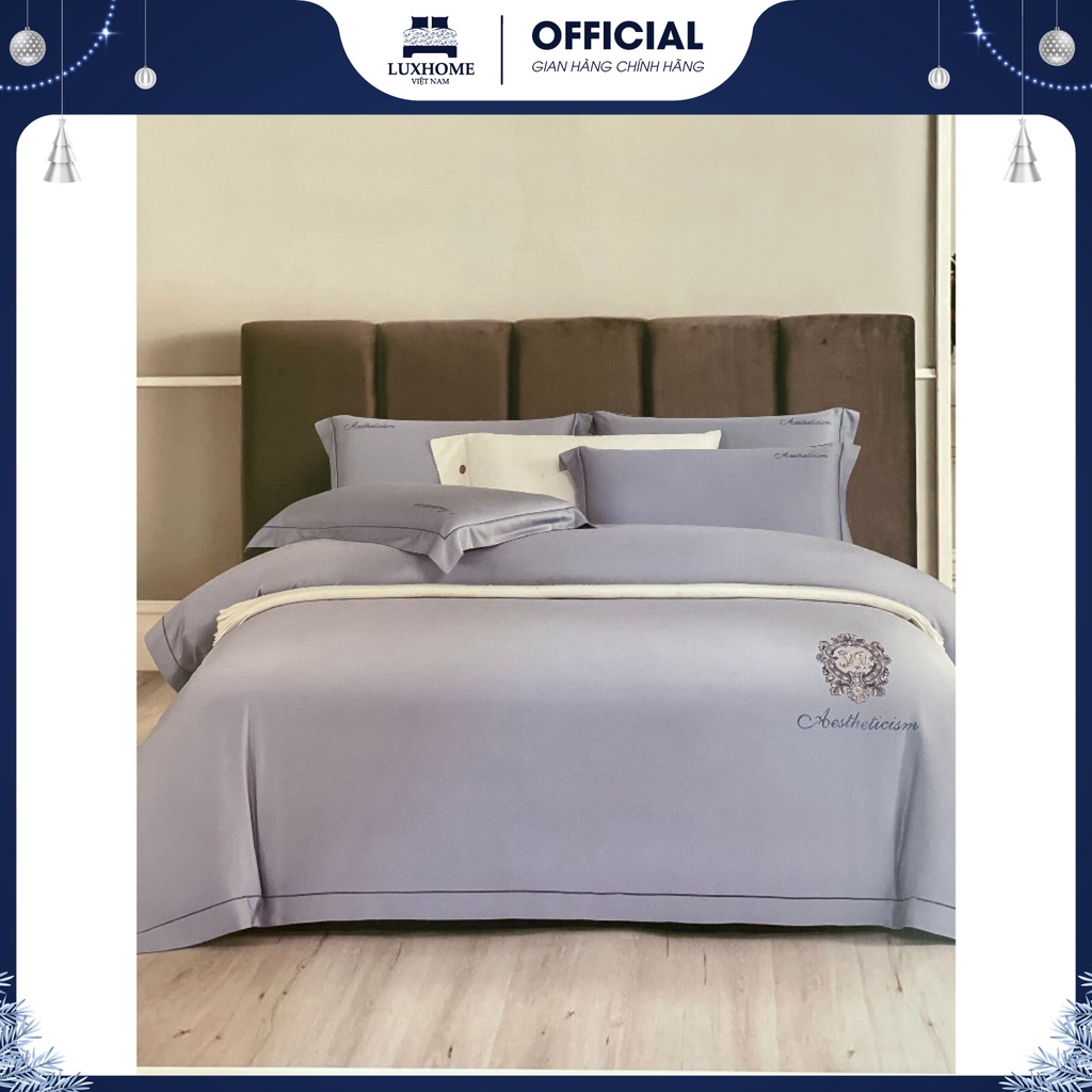 Trọn Bộ Chăn Ga Gối Sateen 120S Siêu Bền, Chất Vải Cotton Dày Dặn, Mềm Thoáng Mát, Màu Sắc Tinh Tế, Hài Hòa