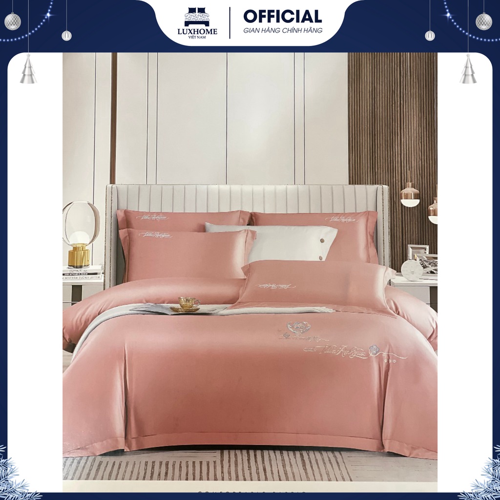 Trọn Bộ Chăn Ga Gối Sateen 120S Siêu Bền, Chất Vải Cotton Dày Dặn, Mềm Thoáng Mát, Màu Sắc Tinh Tế, Hài Hòa