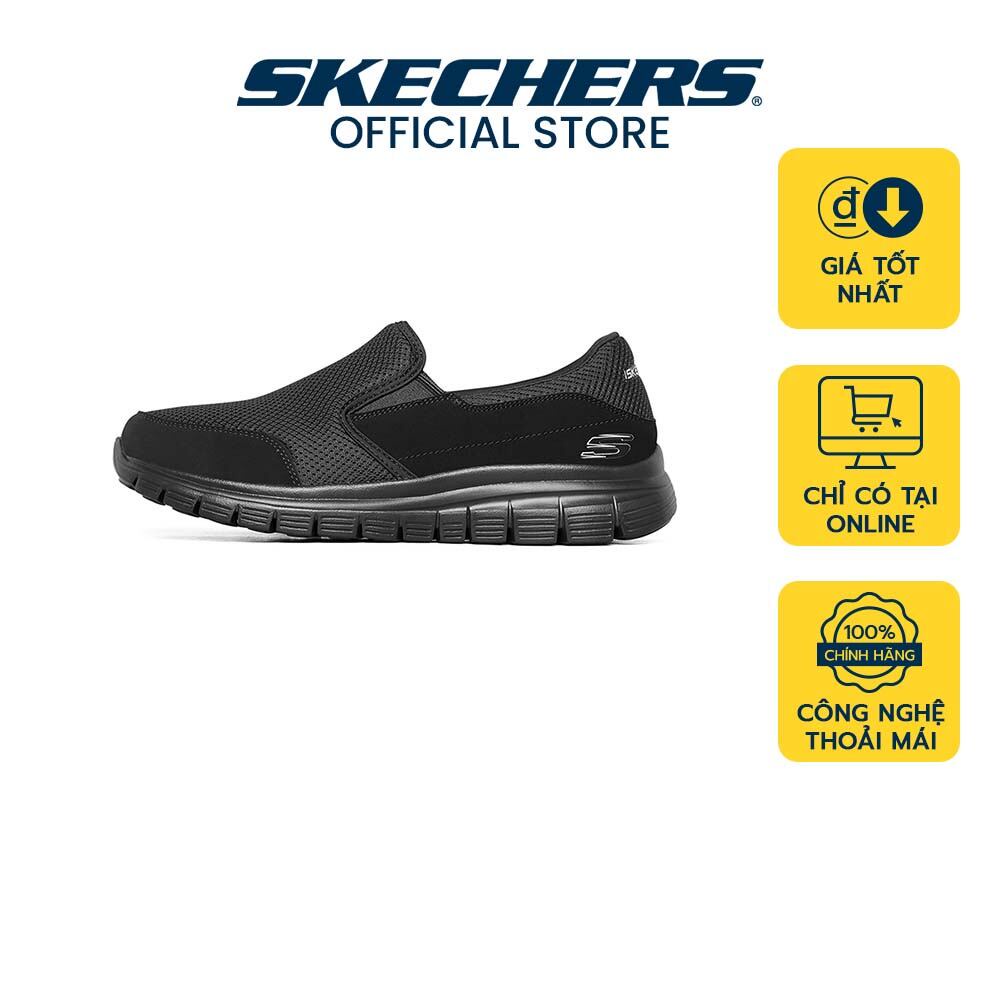 Skechers Nam Giày Thể Thao Tập Gym, Đi Học, Đi Làm Burns - 8790064-BBK