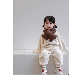 Khăn len trơn quàng chéo 4 màu BTBG