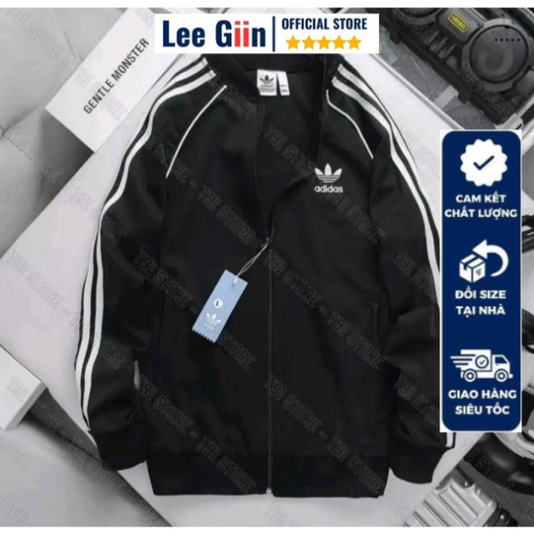 Áo Khoác Thể Thao Adidas - Áo Khoác 3 Sọc Kẻ Chất Umi Hàn Hottrend mùa đông năm 2024 cực kỳ HOT - Lee Giin Store
