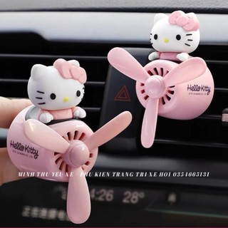 Nước Hoa Sáp Xe Nước Hoa Gấu Thỏ Kitty Hương Liệu Điều Hòa Không Khí Kẹp Thoát Khí
