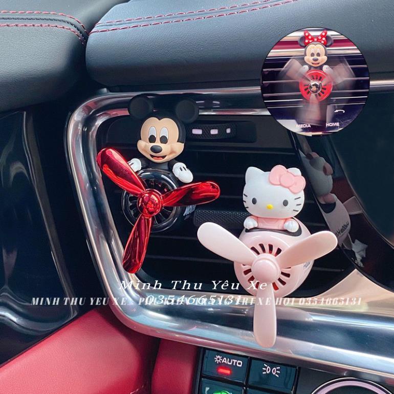 Sáp thơm nước hoa ô tô gấu kẹp cửa gió điều hòa quạt trang trí nội thất xe