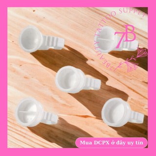 Nhẫn nhựa đựng mực💦(1 gói/~100c) phun xăm
