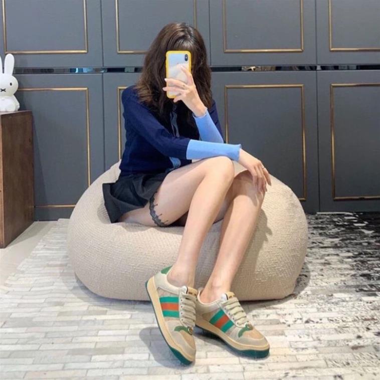 Giày GC Sơn Tùng Xanh + Hồng cực hót , Giày thể thao GC hàng cao cấp - Sẵn Hàng