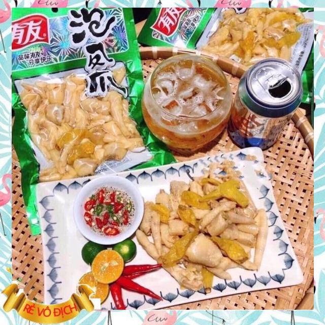 Chân gà cay yuyu gói 25gr, đặc sản Tứ Xuyên