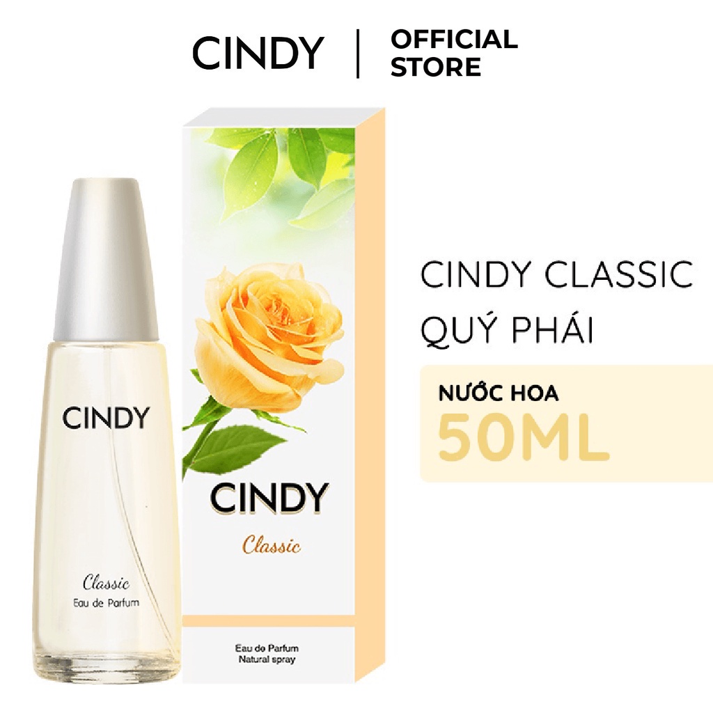 Nước hoa nữ Cindy Classic mùi hương cổ điển mê hoặc 50ml