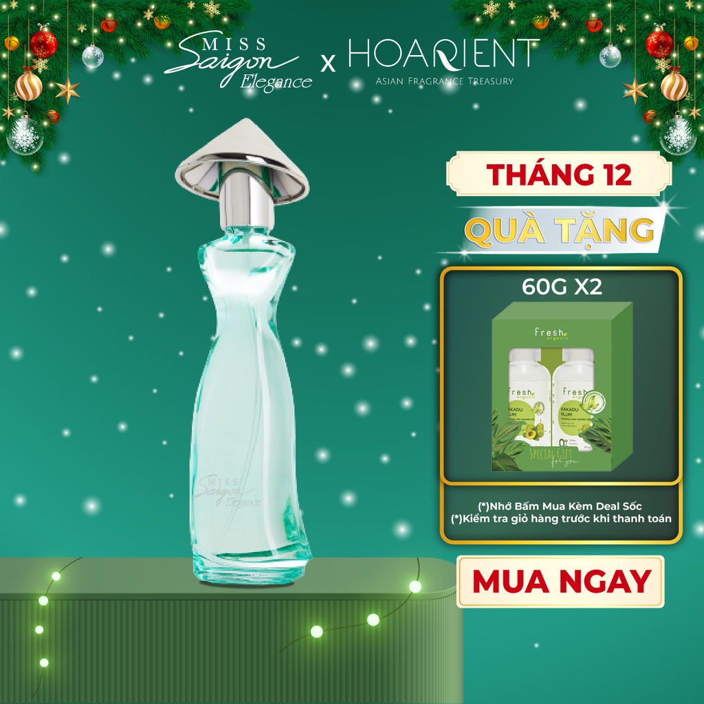Nước hoa nữ Miss Saigon Elegance Jade 50ml - Hương Tươi Mát